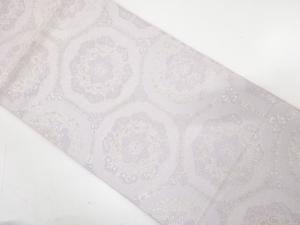 アンティーク　亀甲繋ぎに華紋織り出し袋帯（材料）